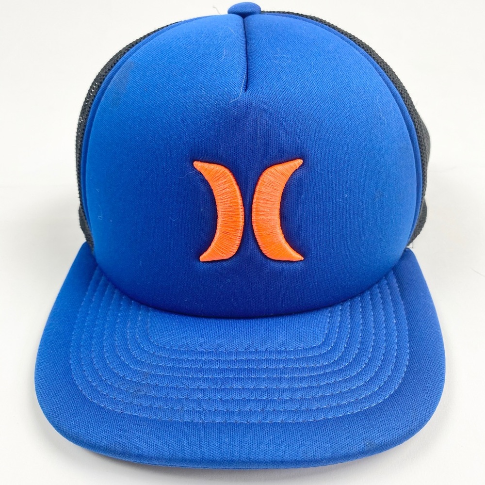 Hurley Trucker Hat Black Blue Orange